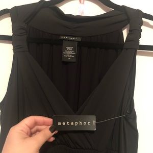 Black maxi dress
